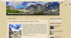 Desktop Screenshot of magas-tatra.info