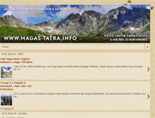 Tablet Screenshot of magas-tatra.info